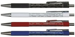 Długopis olejowy BRIEF 502 KRATKI/LINIE niebieski 0,7mm Vinson