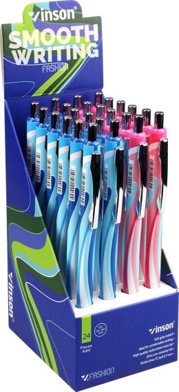 Długopis olejowy Fashion K35 niebieski 0,7mm Vinson