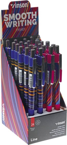 Długopis olejowy LINE 202 LINIE niebieski 0,7mm Vinson