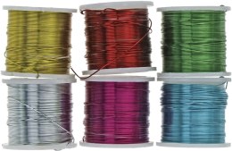 Drucik Craft-Fun Series florystyczny 6szt/0,3mmx3,6m kolor: mix 3,6 m Titanum