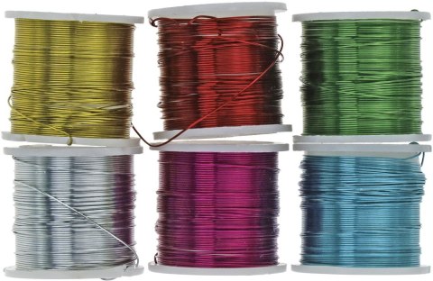 Drucik Craft-Fun Series florystyczny 6szt/0,3mmx3,6m kolor: mix 3,6 m Titanum Drucik Craft-Fun Series florystyczny 6szt/0,3mmx3,6m kolor: mix 3,6 m Titanum