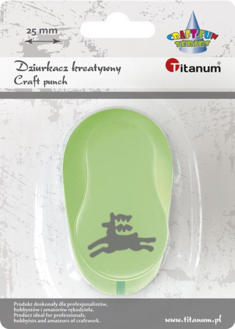 Dziurkacz ozdobny Craft-Fun Series 25mm renifer Titanum (T-8810-72) Dziurkacz ozdobny Craft-Fun Series 25mm renifer Titanum (T-8810-72)