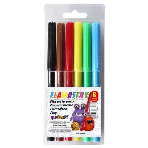 Flamaster 6 kol. Fun&Joy (FJ1003-6PP) Flamaster 6 kol. Fun&Joy (FJ1003-6PP)