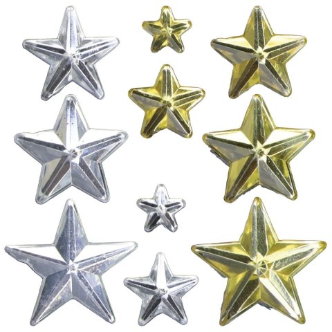 Kryształki Craft-Fun Series gwiazdki złoty/srebrny Titanum (24MH0381) Kryształki Craft-Fun Series gwiazdki złoty/srebrny Titanum (24MH0381)