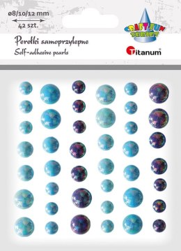 Kryształki Craft-Fun Series 42 szt niebieskie Titanum (23mH0378)