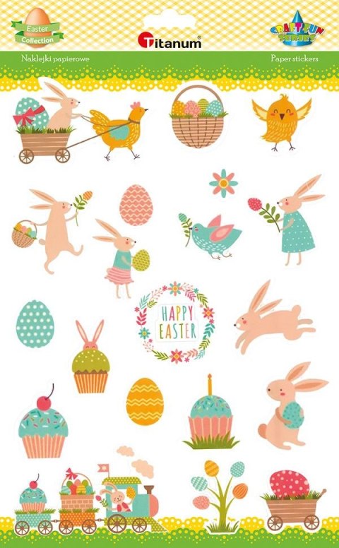 Naklejka (nalepka) Craft-Fun Series Happy Easter Titanum Naklejka (nalepka) Craft-Fun Series Happy Easter Titanum