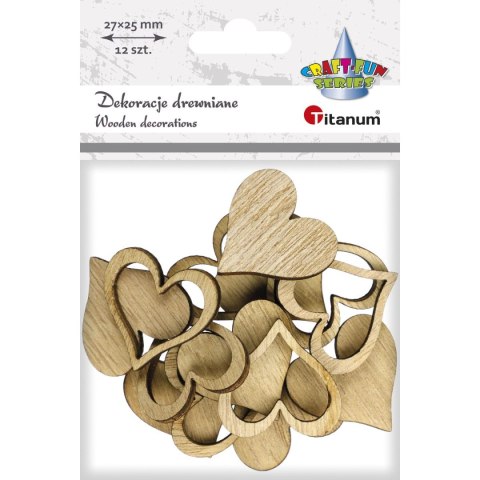 Ozdoba drewniana Craft-Fun Series serca Titanum (191007) Ozdoba drewniana Craft-Fun Series serca Titanum (191007)