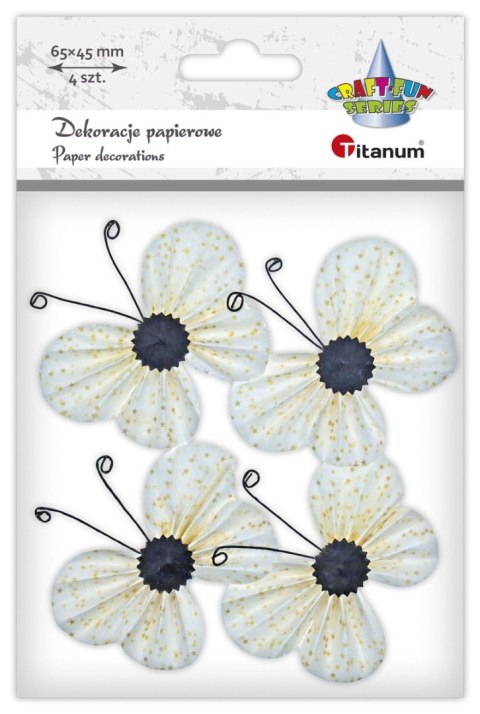 Ozdoba papierowa Craft-Fun Series motyle 3C Titanum (22YX0825-6D) Ozdoba papierowa Craft-Fun Series motyle 3C Titanum (22YX0825-6D)