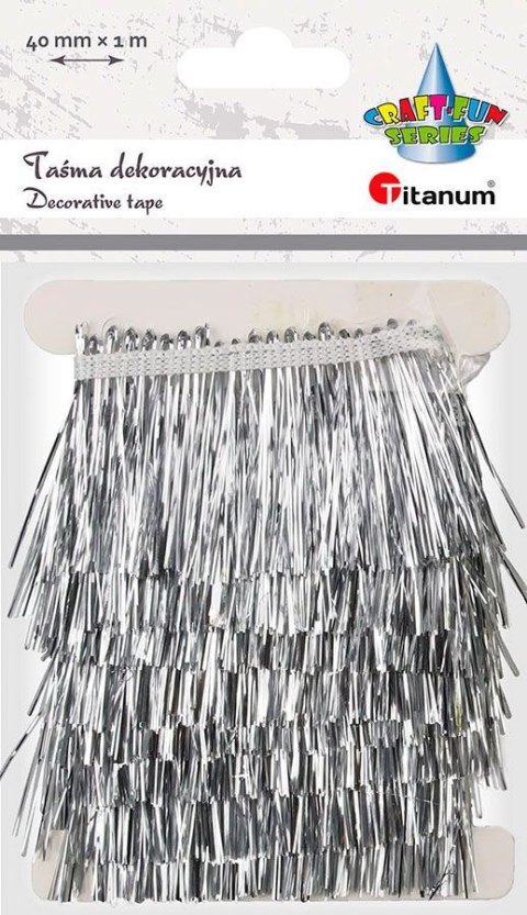 Ozdoba piankowa Craft-Fun Series Taśma plastikowe frędzle Titanum (23BR1218-3) Ozdoba piankowa Craft-Fun Series Taśma plastikowe frędzle Titanum (23BR1218-3)