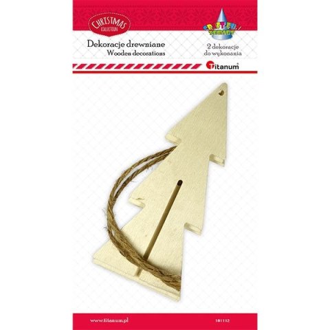 Ozdoba świąteczna Craft-Fun Series choinka 3D Titanum (181112) Ozdoba świąteczna Craft-Fun Series choinka 3D Titanum (181112)