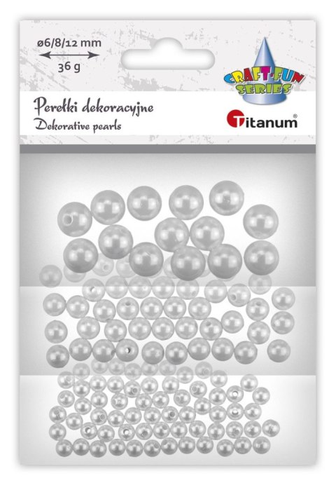Perełki Craft-Fun Series białe Titanum (BR239952) Perełki Craft-Fun Series białe Titanum (BR239952)