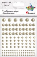 Perełki Craft-Fun Series samoprzylepne biały perłowy Titanum (56941)