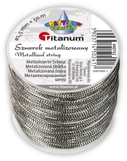 Sznurek Craft-Fun Series srebrny 50m Titanum (20HET0605-)