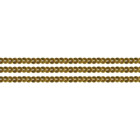 Taśma ozdobna Craft-Fun Series z cekinami 6x2 [mm x m] złota Titanum (363643)