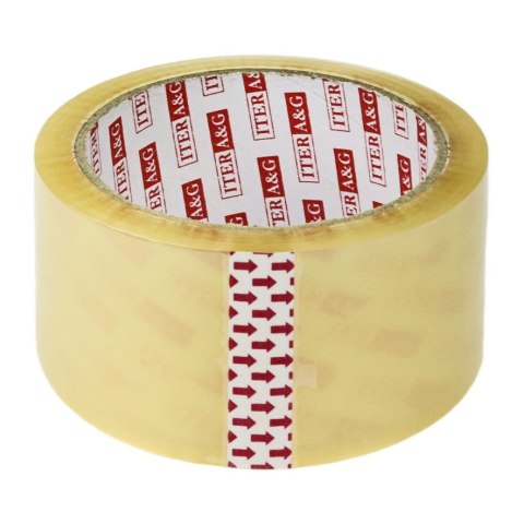 Taśma pakowa 48x66 [mm x yd] przezroczysta Iter A&G