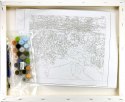 Zestaw kreatywny Malowanie po numerach 40x50cm Park Narodowy Yosemite Flamingo Line (FSY131)