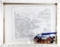 Zestaw kreatywny Malowanie po numerach 40x50cm Pejzaż 1 Flamingo Line (fyh050)