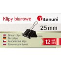 Klipy 25 mm 25mm czarny Titanum (BC25)