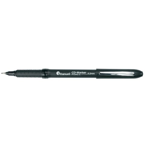Marker do cd czarny 0,5mm Titanum (PY1094C-01) Marker do cd czarny 0,5mm Titanum (PY1094C-01)