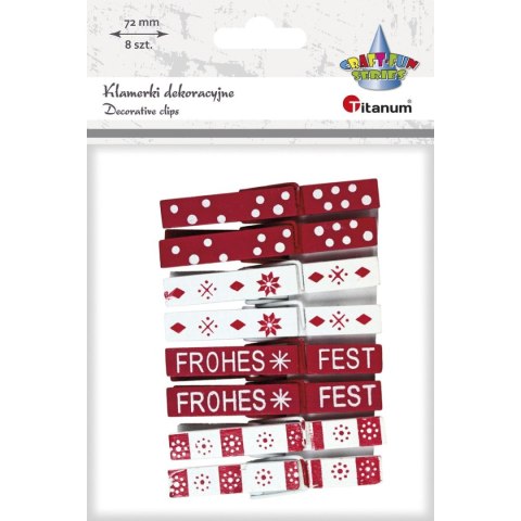 Ozdoba drewniana Craft-Fun Series klamerki Titanum (92751)