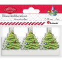 Ozdoba drewniana Craft-Fun Series klamerki XMAS choinki Titanum (AQE19118-4)