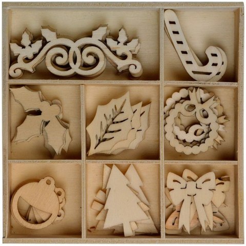Ozdoba drewniana Craft-Fun Series xmass Titanum (AQE19118-13)
