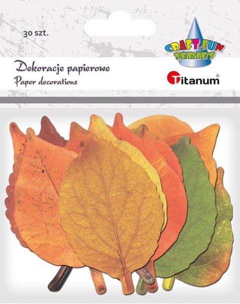 Ozdoba papierowa Craft-Fun Series liście papierowe Titanum (24XQ0501-9) Ozdoba papierowa Craft-Fun Series liście papierowe Titanum (24XQ0501-9)