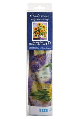 Zestaw kreatywny Diamentowa mozaika 30x40cm Słoneczniki w wazonie Flamingo Line (TMR12042)
