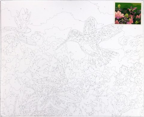 Zestaw kreatywny Malowanie po numerach 40x50cm Koliber Flamingo Line (FSY213) Zestaw kreatywny Malowanie po numerach 40x50cm Koliber Flamingo Line (FSY213)