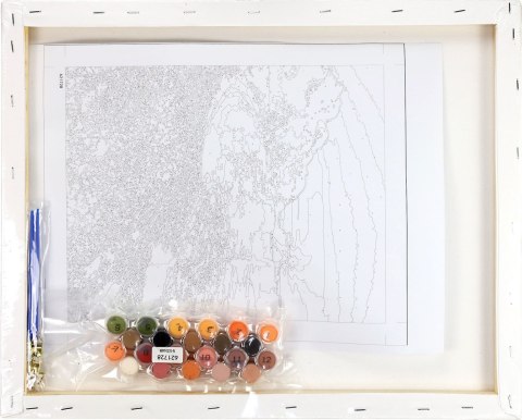 Zestaw kreatywny Malowanie po numerach 40x50cm Zachód słońca nad morzem, klify Flamingo Line (fys298) Zestaw kreatywny Malowanie po numerach 40x50cm Zachód słońca nad morzem, klify Flamingo Line (fys298)