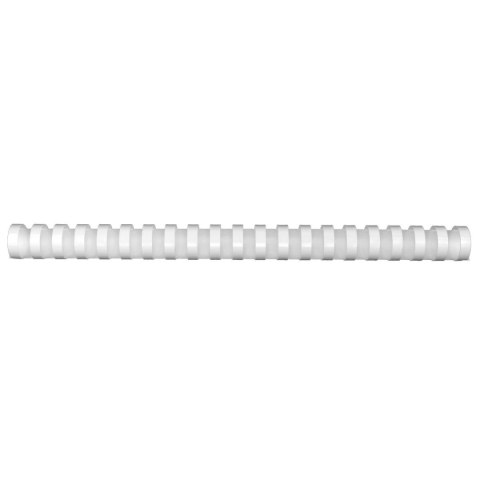 Grzbiety do bindowania A4 biały plastik śr. 22mm Titanum Grzbiety do bindowania A4 biały plastik śr. 22mm Titanum