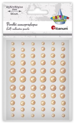 Kryształki Craft-Fun Series perełki złoty jasny Titanum (24CY0396)