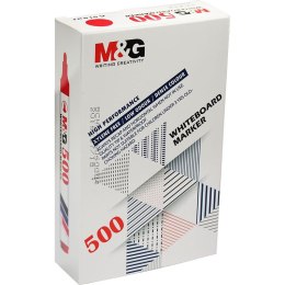 Marker suchościeralny czerwony 1,0-2,0mm okrągła końcówka M&G (AWM26173330100H)