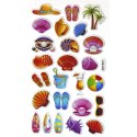 Naklejka (nalepka) Craft-Fun Series lato, plaża Titanum (LXE-032)
