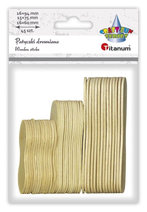 Ozdoba drewniana Craft-Fun Series Patyczki naturalne Titanum Ozdoba drewniana Craft-Fun Series Patyczki naturalne Titanum