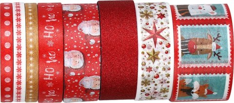 Taśma ozdobna Craft-Fun Series XMAS Washi tape mix Titanum (23RL0103-3) Taśma ozdobna Craft-Fun Series XMAS Washi tape mix Titanum (23RL0103-3)