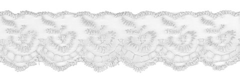 Wstążka Craft-Fun Series Koronka 38x2 [mm x m] biała Titanum (24BR0201-77(W))