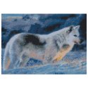 Zestaw kreatywny Diamentowa mozaika 30x40cm Wilk 1 Flamingo Line (TA807-02-2X30CM)