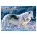Zestaw kreatywny Diamentowa mozaika 30x40cm Wilk 1 Flamingo Line (TA807-02-2X30CM)