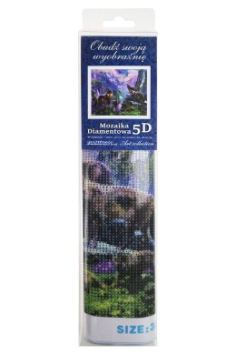 Zestaw kreatywny Diamentowa mozaika 30x40cm Wilki 1 Flamingo Line (TBS04848-04)