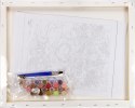Zestaw kreatywny Malowanie po numerach 40x50cm Bukiet 5 Flamingo Line (FYS168)