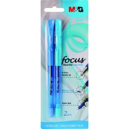 Długopis Focus Semi Gel niebieski 0,5mm M&G (ABP62977)