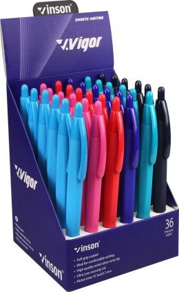 Długopis olejowy Vigor G2 niebieski 0,7mm Vinson