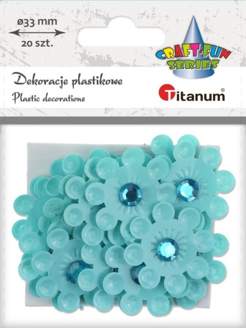 Kwiaty Craft-Fun Series samoprzylepne Titanum (2324043-blue) Kwiaty Craft-Fun Series samoprzylepne Titanum (2324043-blue)