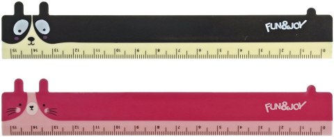 Linijka plastik 15cm Fun&Joy (FJ924194) Linijka plastik 15cm Fun&Joy (FJ924194)