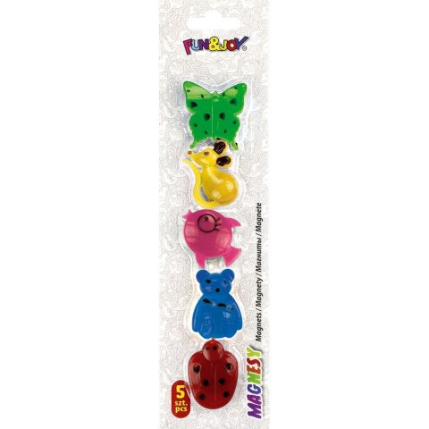 Magnes zwierzątka 40 mm 5szt mix Fun&Joy (FJ-MT40ZW) Magnes zwierzątka 40 mm 5szt mix Fun&Joy (FJ-MT40ZW)