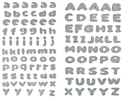 Naklejka (nalepka) Craft-Fun Series alfabet Titanum (21TX-092814S) Naklejka (nalepka) Craft-Fun Series alfabet Titanum (21TX-092814S)