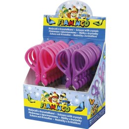 Nożyczki z kryształkami 13,5cm Flamingo (S01142)