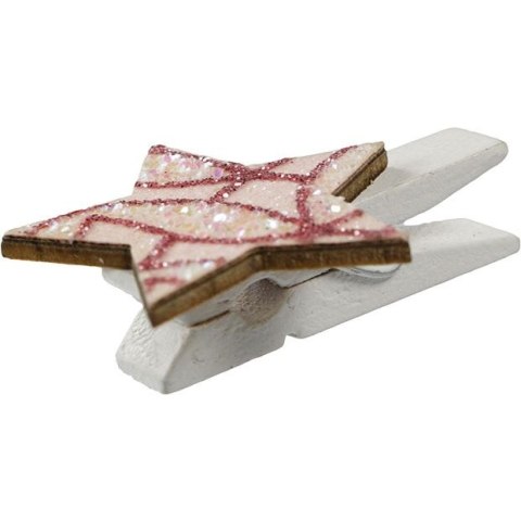 Ozdoba drewniana Craft-Fun Series klamerki XMAS gwiazdki Titanum (18BR-33) Ozdoba drewniana Craft-Fun Series klamerki XMAS gwiazdki Titanum (18BR-33)
