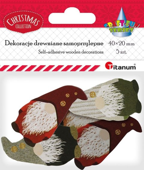 Ozdoba papierowa Craft-Fun Series Skrzat 5 szt Titanum (DIY-CH-MA-021) Ozdoba papierowa Craft-Fun Series Skrzat 5 szt Titanum (DIY-CH-MA-021)